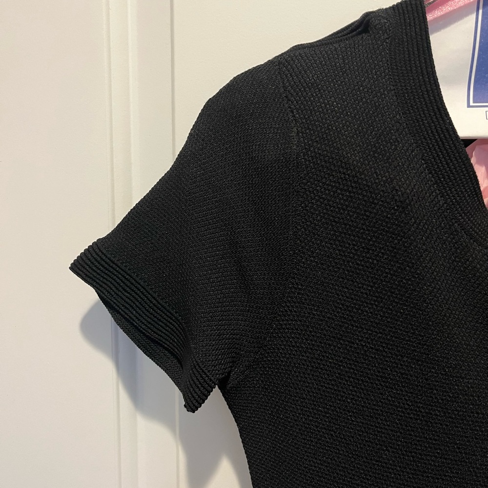 Aqua little black swirl dress - Picture 12 of 16